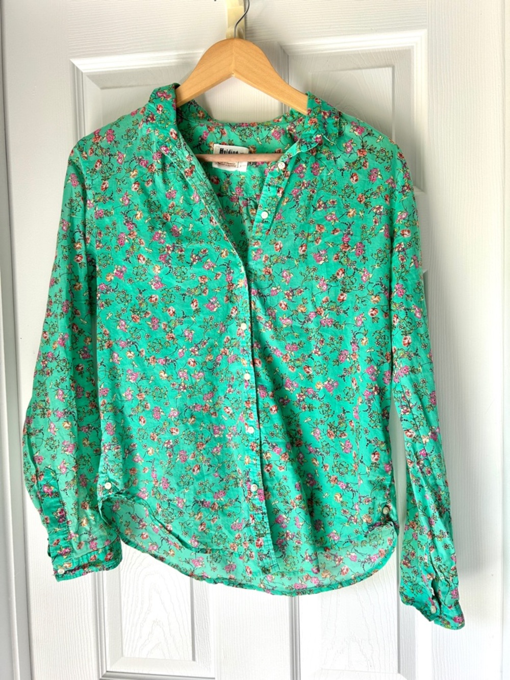 Anthropologie Holding Horses Floral Button Down ASO pitch perfect 2